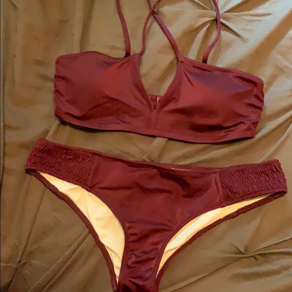 Pink swim suit